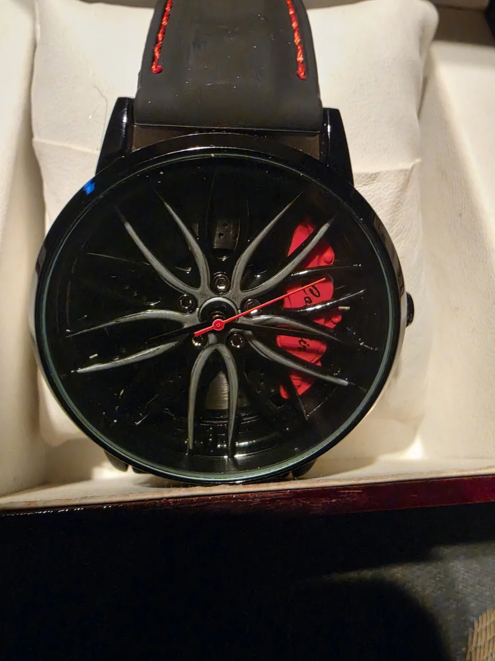 Black Men's Sport Watch - Sleek Black Finish